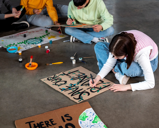 Canvas of Hope Detail